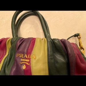 Original Prada leather bag made in Italy
